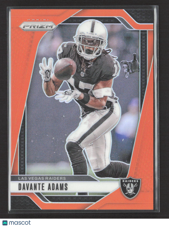 2024 Panini Prizm Davante Adams #150 Orange 137/249
