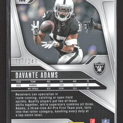 2024 Panini Prizm Davante Adams #150 Orange 137/249