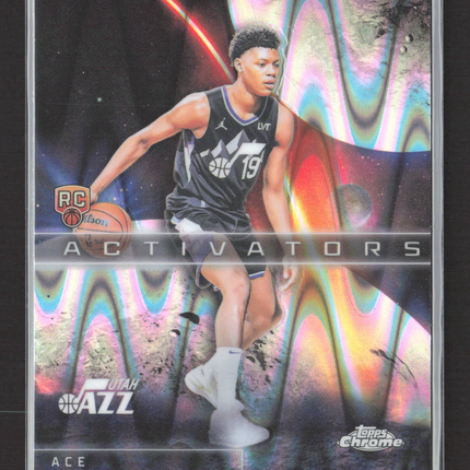 2025 Topps Chrome Activators Ace Bailey #AC-15 RC Lava