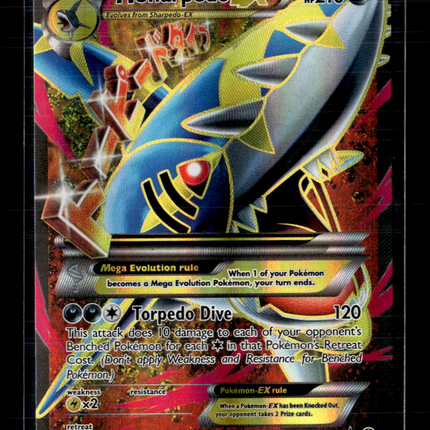 Pokemon 2017 Sun & Moon M Sharpedo EX FA #XY200a
