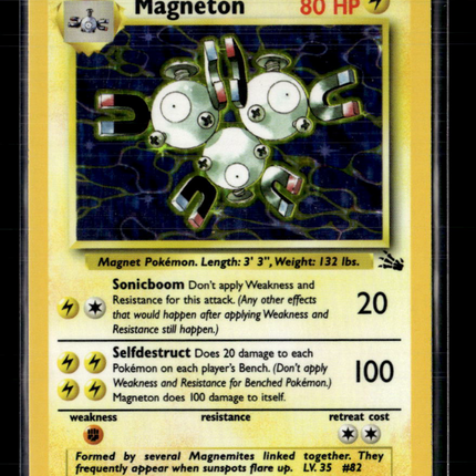 Pokemon 1999 Fossil Magneton #11/62