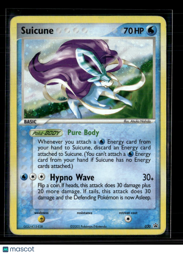 Pokemon 2005 EX Deoxys Suicune #030