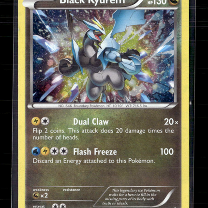 Pokemon 2011 Black & White Black Kyurem #BW58