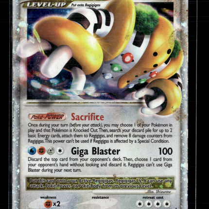 Pokemon 2008 EX Legend Maker Regigigas LV.X #DP30