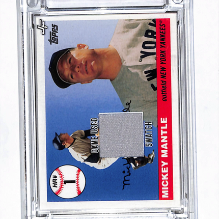 2022 Jersey Fusion Mickey Mantle Mickey Mantle #MM91 Game Used Swatch