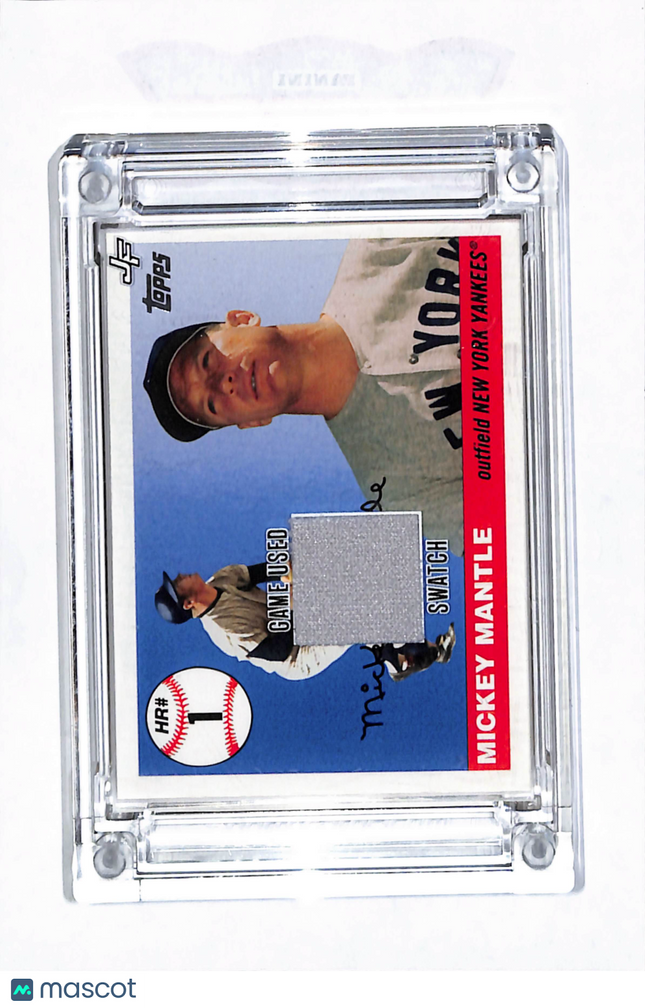 2022 Jersey Fusion Mickey Mantle Mickey Mantle #MM91 Game Used Swatch