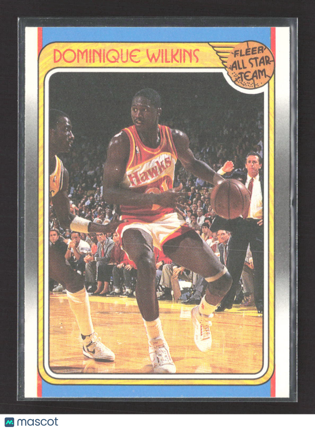 1988 Fleer All Star Team Dominique Wilkins #125