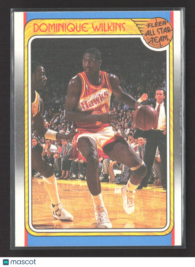 1988 Fleer All-Star Team Dominique Wilkins #125