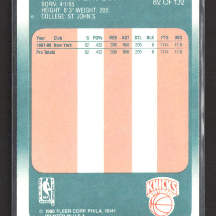 1988 Fleer Mark Jackson #82