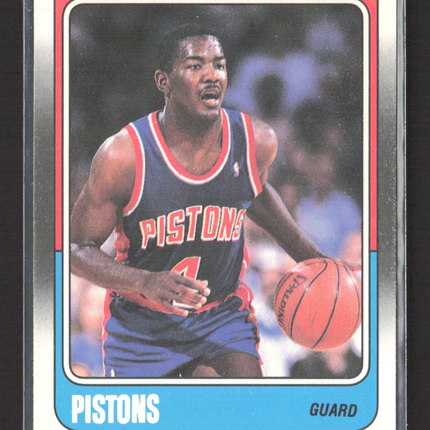 1988 Fleer Joe Dumars #40