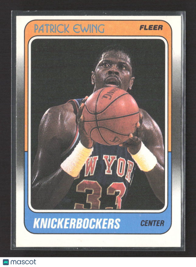1988 Fleer Patrick Ewing #80