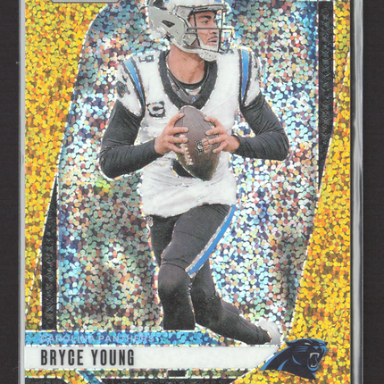 2024 Panini Prizm Football Bryce Young #37 Gold Sparkle 08/24