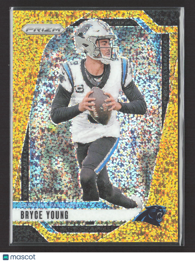 2024 Panini Prizm Football Bryce Young #37 Gold Sparkle 08/24