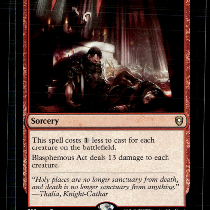 Magic: The Gathering 2022 Battle for Baldur's Gate Blasphemous Act