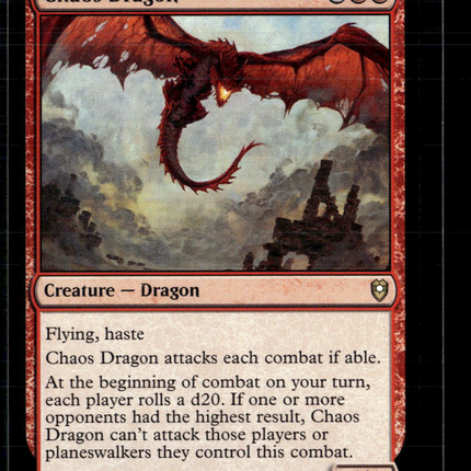 Magic: The Gathering 2022 Battle for Baldur's Gate Chaos Dragon