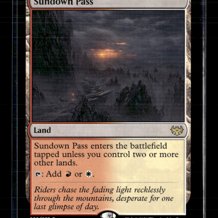2021 Magic: The Gathering Innistrad: Crimson Vow Sundown Pass
