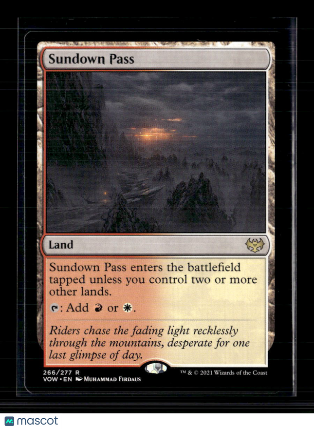 2021 Magic: The Gathering Innistrad: Crimson Vow Sundown Pass