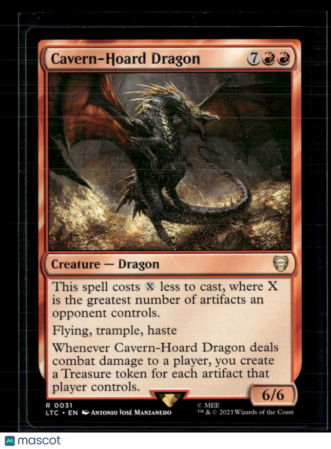 2023 Magic: The Gathering The Lord of the Rings Cavern-Hoard Dragon