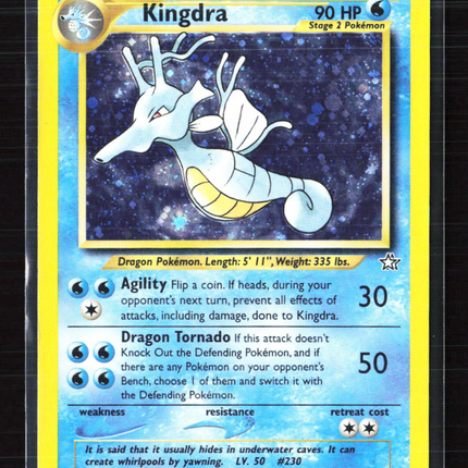Pokemon 2000 Neo Genesis Kingdra #8/111