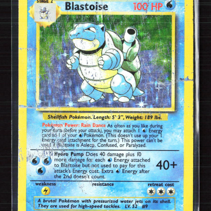 Pokemon 1999 Base Set Blastoise #2/102
