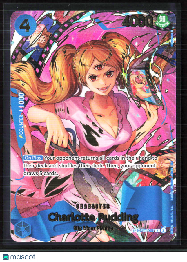 One Piece Card Game Wings of the Captain Charlotte Pudding SP OP06-047