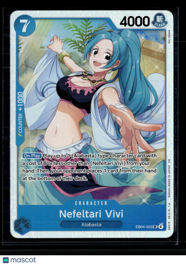 Bandai One Piece Card Game Memorial Collection Nefeltari Vivi EB04-025