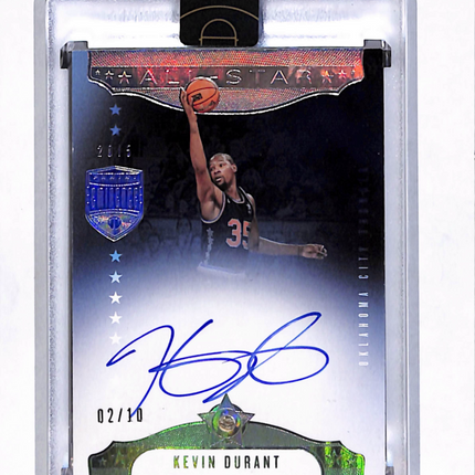 2019 Panini Eminence Kevin Durant #AS-KD6 02/10 All-Star Diamond Auto