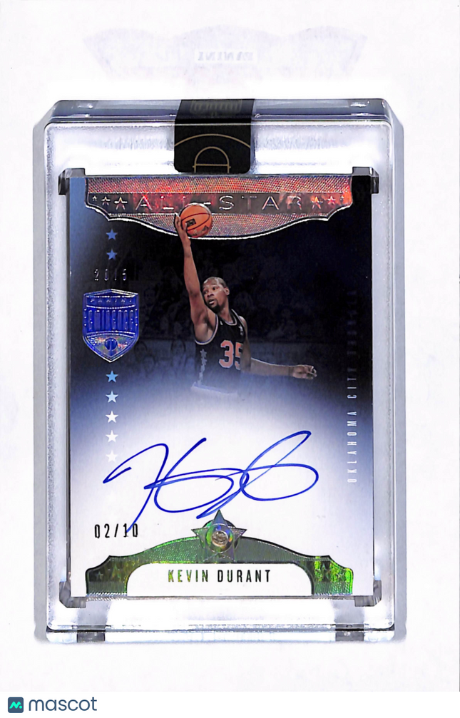 2019 Panini Eminence Kevin Durant #AS-KD6 02/10 All-Star Diamond Auto