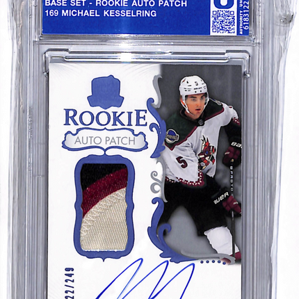 2023 Upper Deck The Cup Michael Kesselring #169 Rookie Auto Patch 222/249
