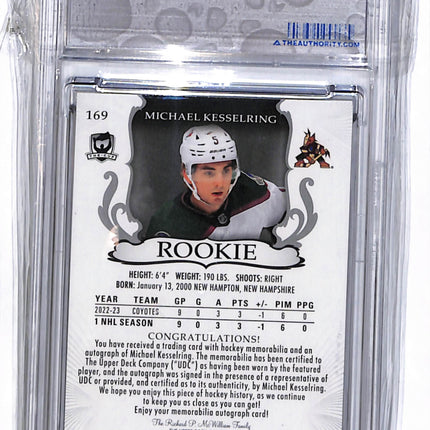 2023 Upper Deck The Cup Michael Kesselring #169 Rookie Auto Patch 222/249