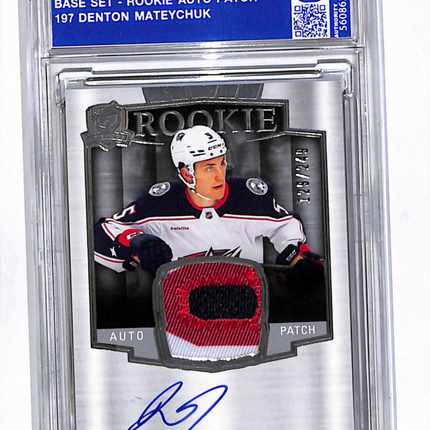 2024 Upper Deck The Cup Denton Mateychuk #197 Rookie Patch Auto /249