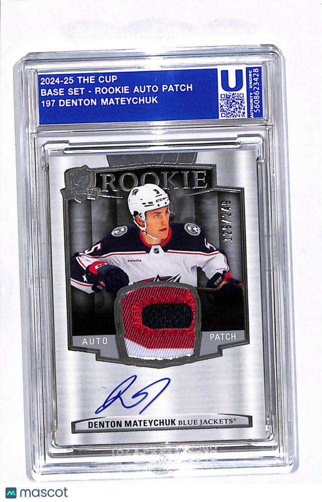 2024 Upper Deck The Cup Denton Mateychuk #197 Rookie Patch Auto /249