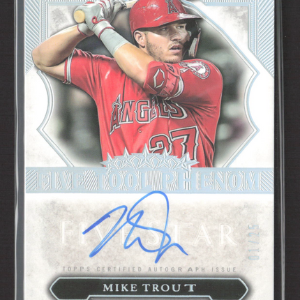 2020 Topps Five Star Five Tool Phenom Mike Trout #FTP-MT 01/25 Auto