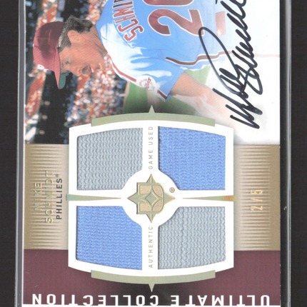 2008 Upper Deck Ultimate Collection Mike Schmidt #UM-MS Quad Jersey Patch /5