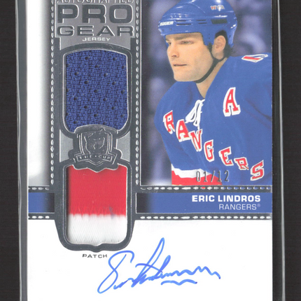2024 UD The Cup Autographed Pro Gear Eric Lindros #AP G-EL Patch 01/12 Auto