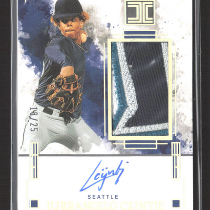 2025 Panini Impeccable Elegance Jurrangelo Cijntje #EJA-JC Patch 18/25 Auto