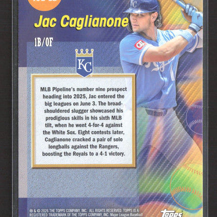 2026 Topps Titans of the Game Jac Caglianone #TOG-12 RC