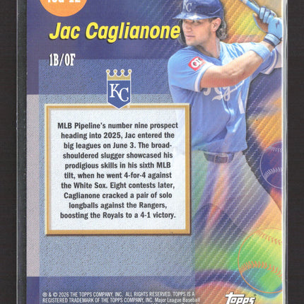 2026 Topps Titans of the Game Jac Caglianone #TOG-12 RC