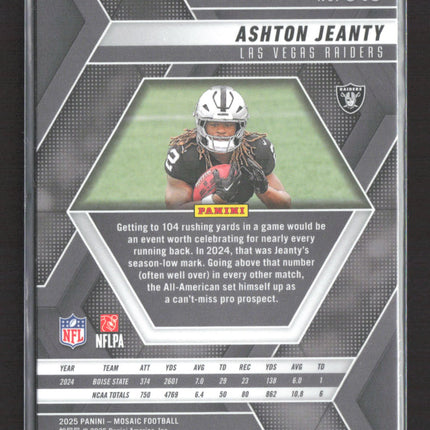 2025 Panini Mosaic Ashton Jeanty #345 RC