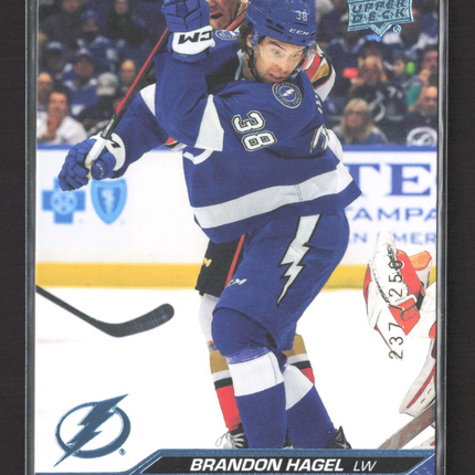 2024 Upper Deck Series 2 Hockey Brandon Hagel #412 Deluxe