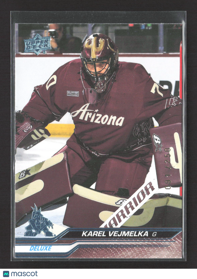 2024 Upper Deck Series 2 Hockey Deluxe Karel Vejmelka #263 091 / 250