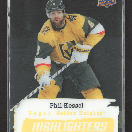 2024 Upper Deck Series 2 Highlighters Phil Kessel #HL-3 Yellow