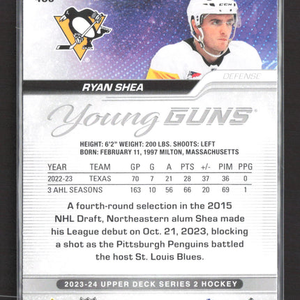 2024 Upper Deck Series 2 Young Guns Ryan Shea #489