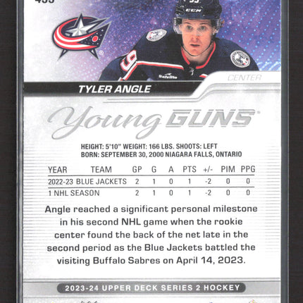 2024 Upper Deck Series 2 Young Guns Tyler Angle #453
