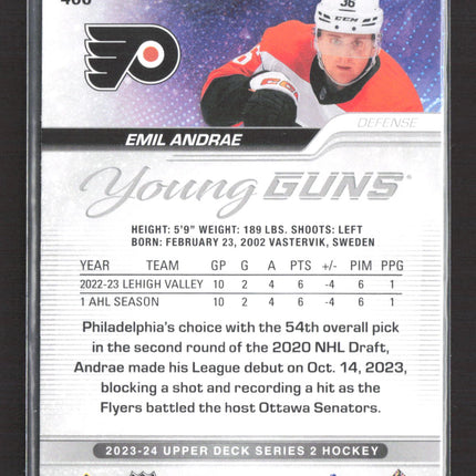 2024 Upper Deck Series 2 Young Guns Emil Andrae #466