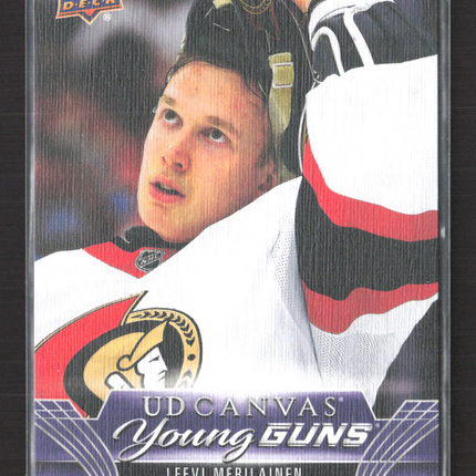 2023 Upper Deck Series 2 UD Canvas Young Guns Leevi Merilainen #C224