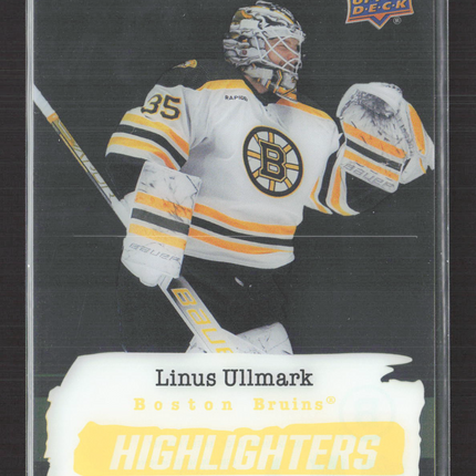 2024 Upper Deck Series 2 Highlighters Linus Ullmark #HL-1 Yellow