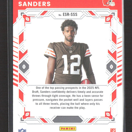 2025 Panini Donruss Elite Series Rookies Shedeur Sanders #ESR-SSS