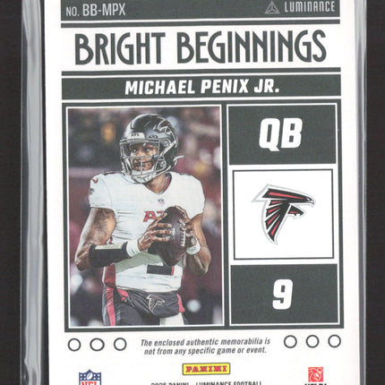 2025 Panini Luminance Bright Beginnings Michael Penix Jr. #BB-MPX Jersey