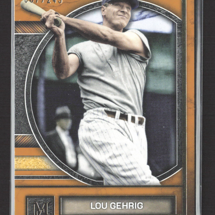1927 Topps Museum Collection Lou Gehrig #90 Copper 007/249